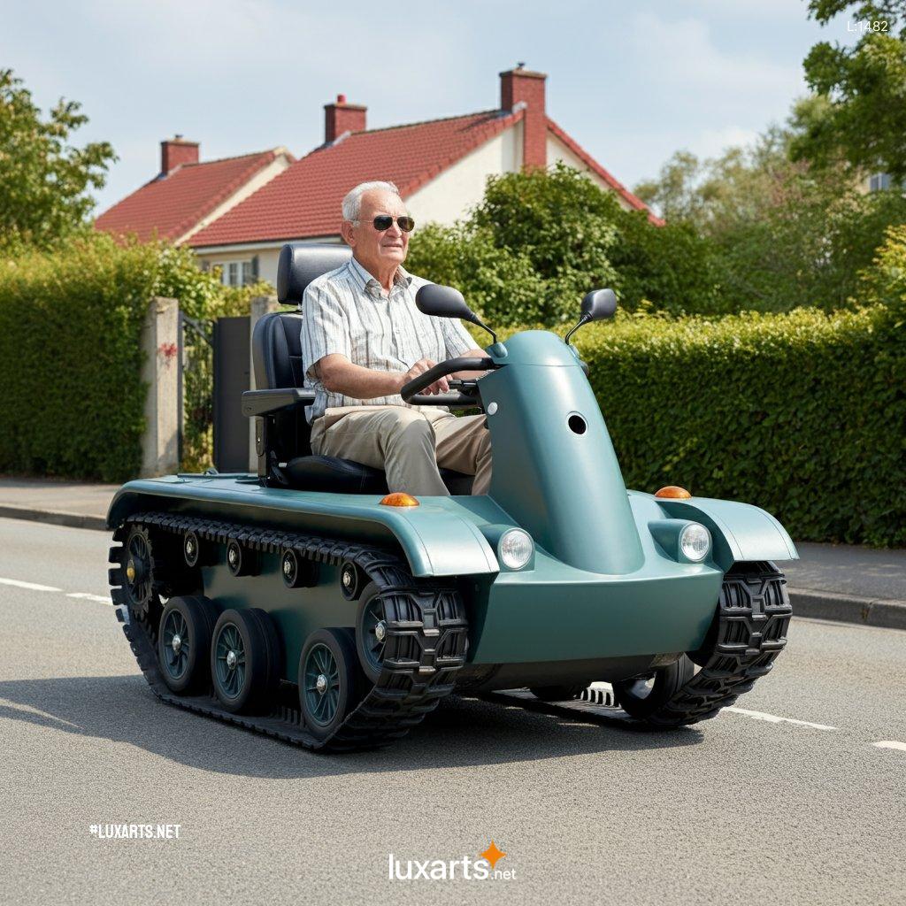 Tank Shaped Mobility Scooter: Innovative Design for Ultimate Comfort and Style tank shaped mobility scooter 4