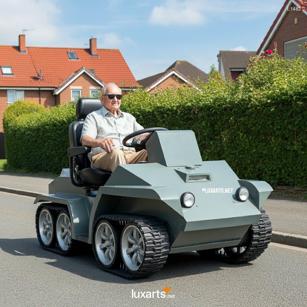 Tank Shaped Mobility Scooter: Innovative Design for Ultimate Comfort and Style tank shaped mobility scooter 9