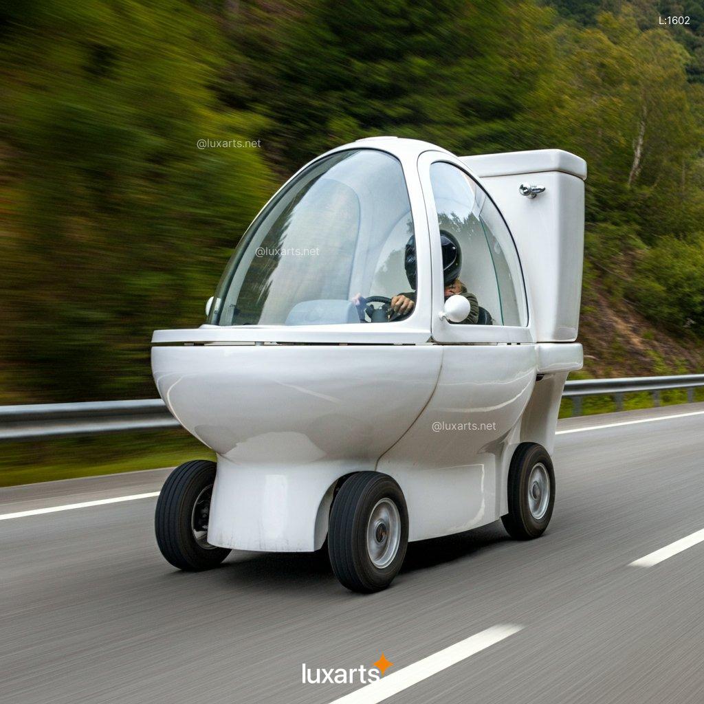 Toilet Shaped Car: So Fresh, So Clean, So... Weird toilet shaped car 11