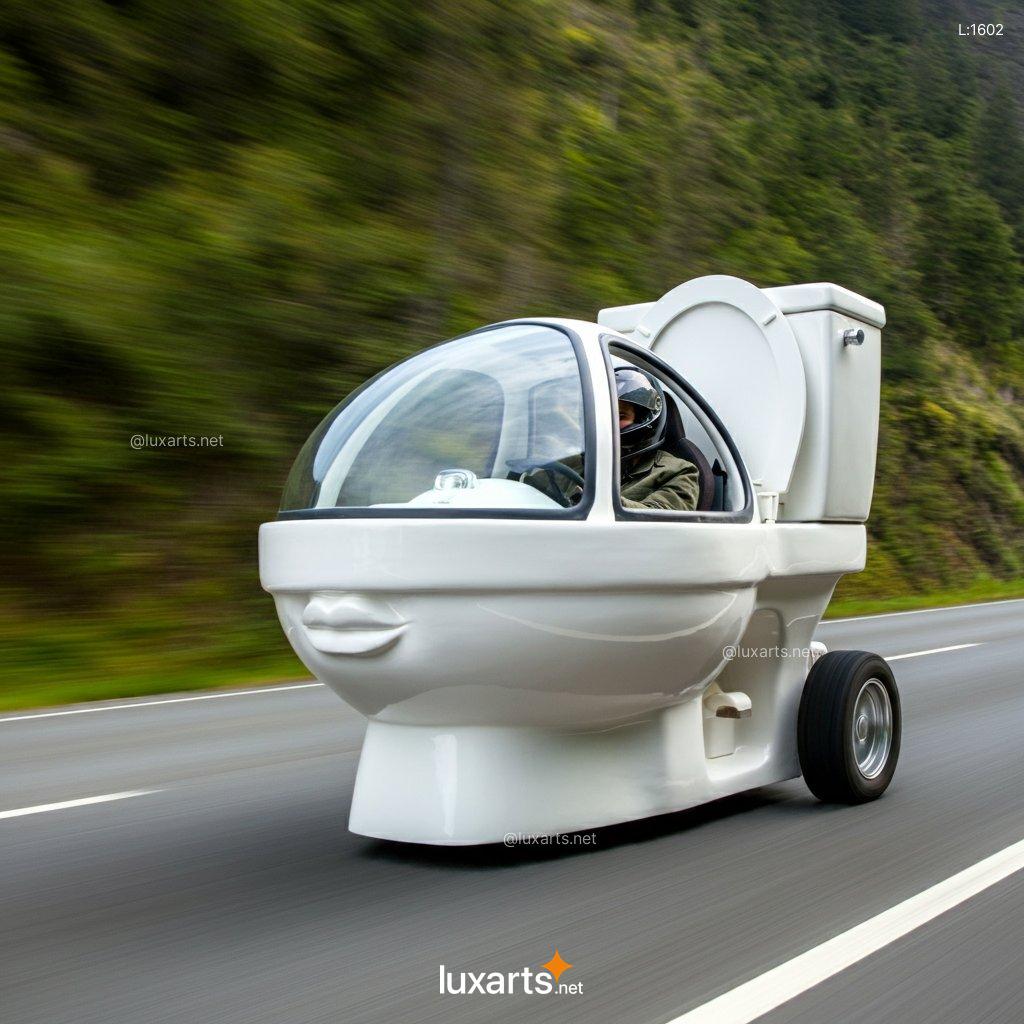 Toilet Shaped Car: So Fresh, So Clean, So... Weird toilet shaped car 2