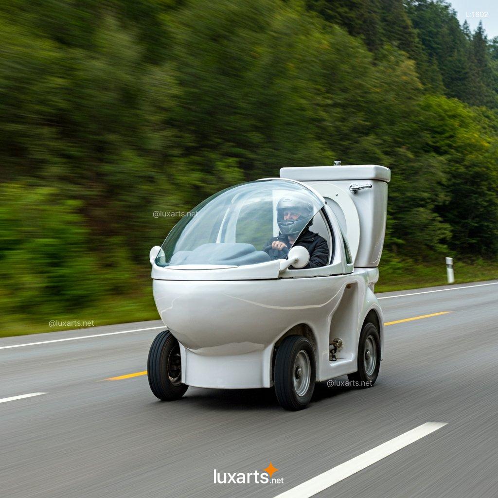 Toilet Shaped Car: So Fresh, So Clean, So... Weird toilet shaped car 3