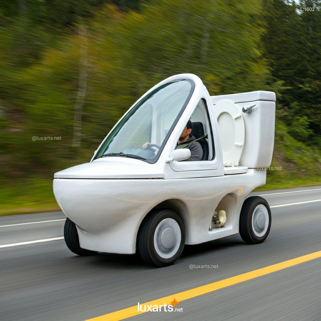 Toilet Shaped Car: So Fresh, So Clean, So... Weird toilet shaped car 4