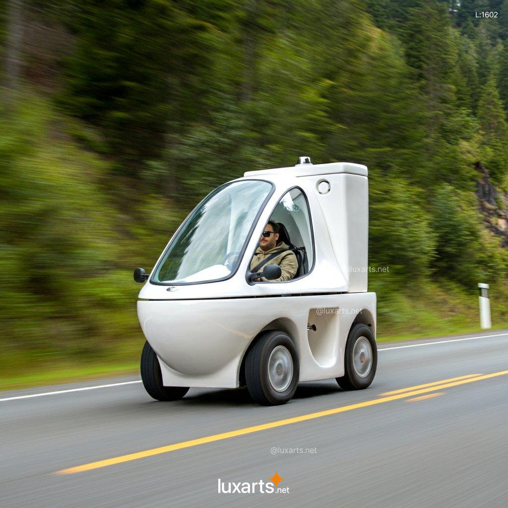 Toilet Shaped Car: So Fresh, So Clean, So... Weird toilet shaped car 5