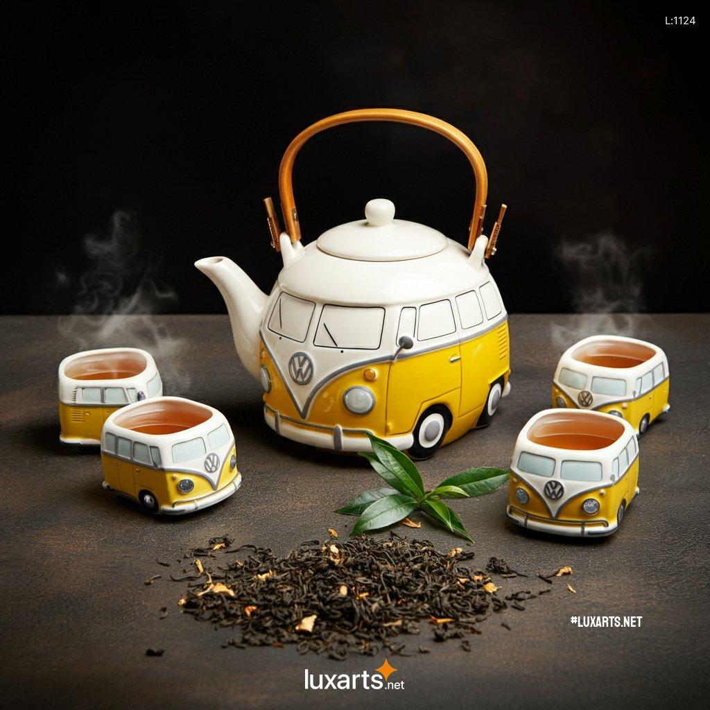 Indulge in Nostalgic Vibes with the Volkswagen Bus Shaped Teapot: A Groovy Kitchen Gadget volkswagen bus shaped teapot 11