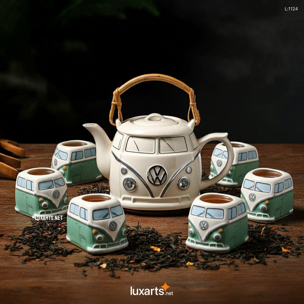 Indulge in Nostalgic Vibes with the Volkswagen Bus Shaped Teapot: A Groovy Kitchen Gadget volkswagen bus shaped teapot 7