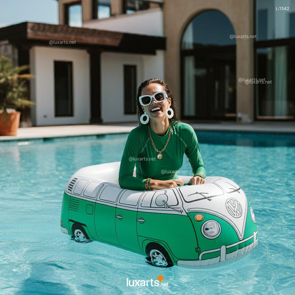 VW Bus Shaped Inflatable Float: The Perfect Pool Float for Summer Fun vw bus shaped inflatable float 11