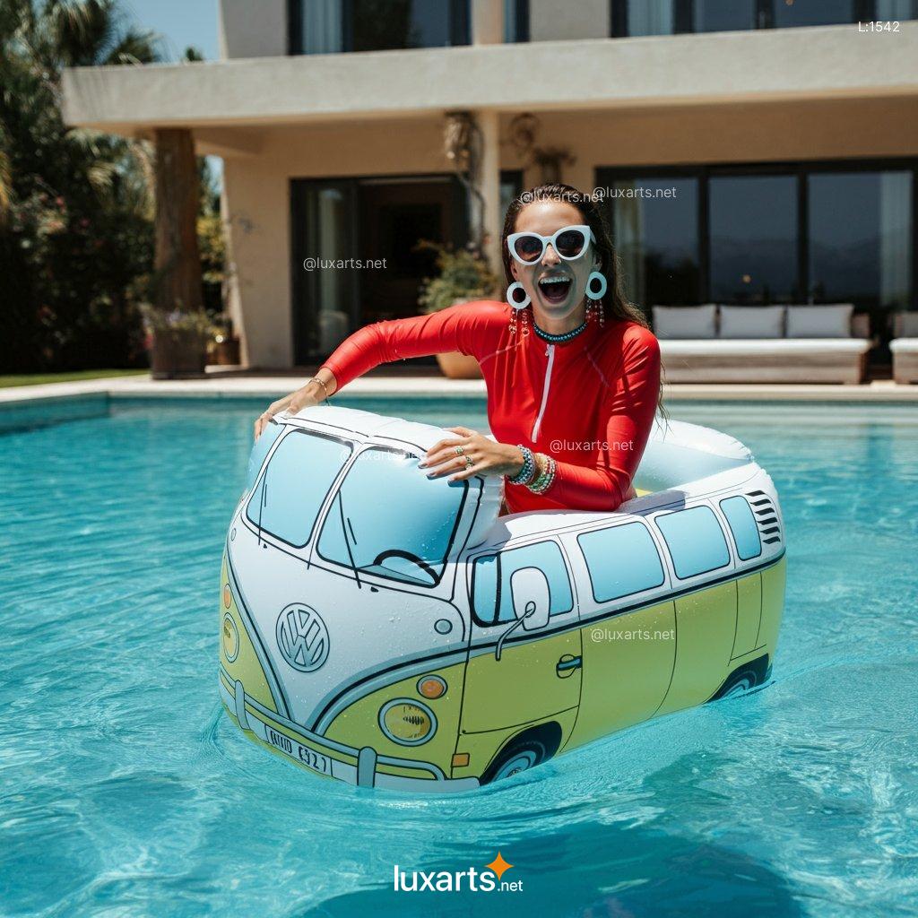 VW Bus Shaped Inflatable Float: The Perfect Pool Float for Summer Fun vw bus shaped inflatable float 13