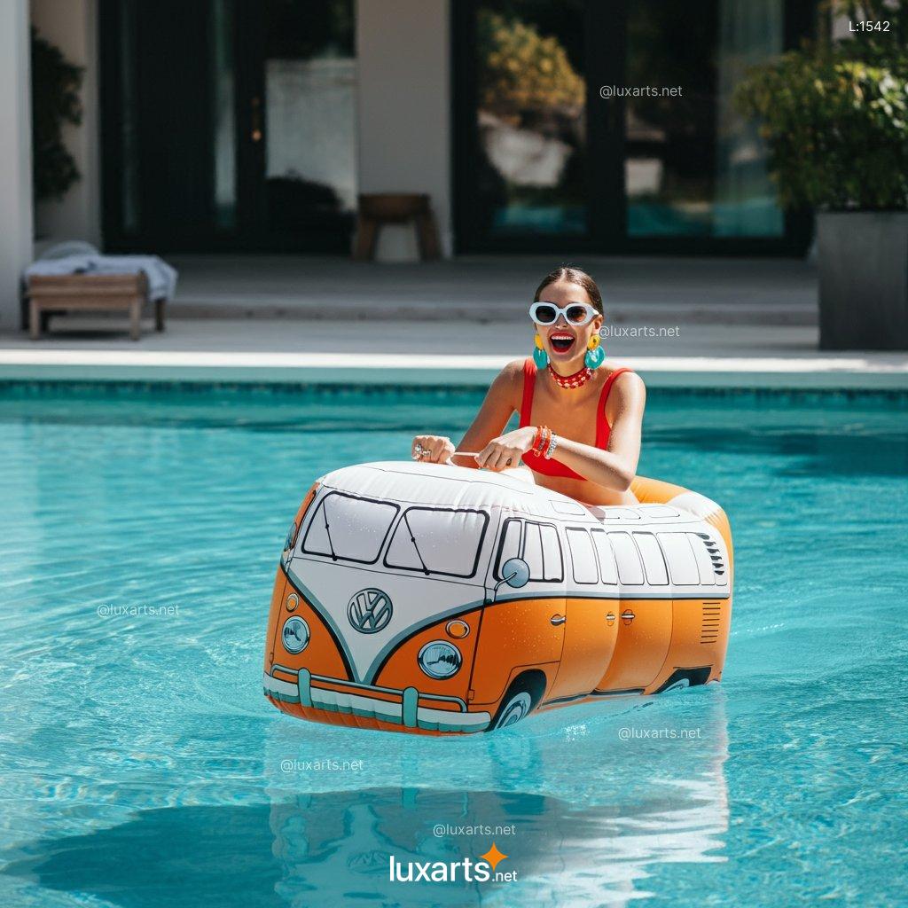 VW Bus Shaped Inflatable Float: The Perfect Pool Float for Summer Fun vw bus shaped inflatable float 2