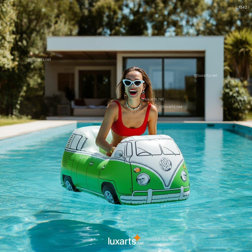 VW Bus Shaped Inflatable Float: The Perfect Pool Float for Summer Fun vw bus shaped inflatable float 4