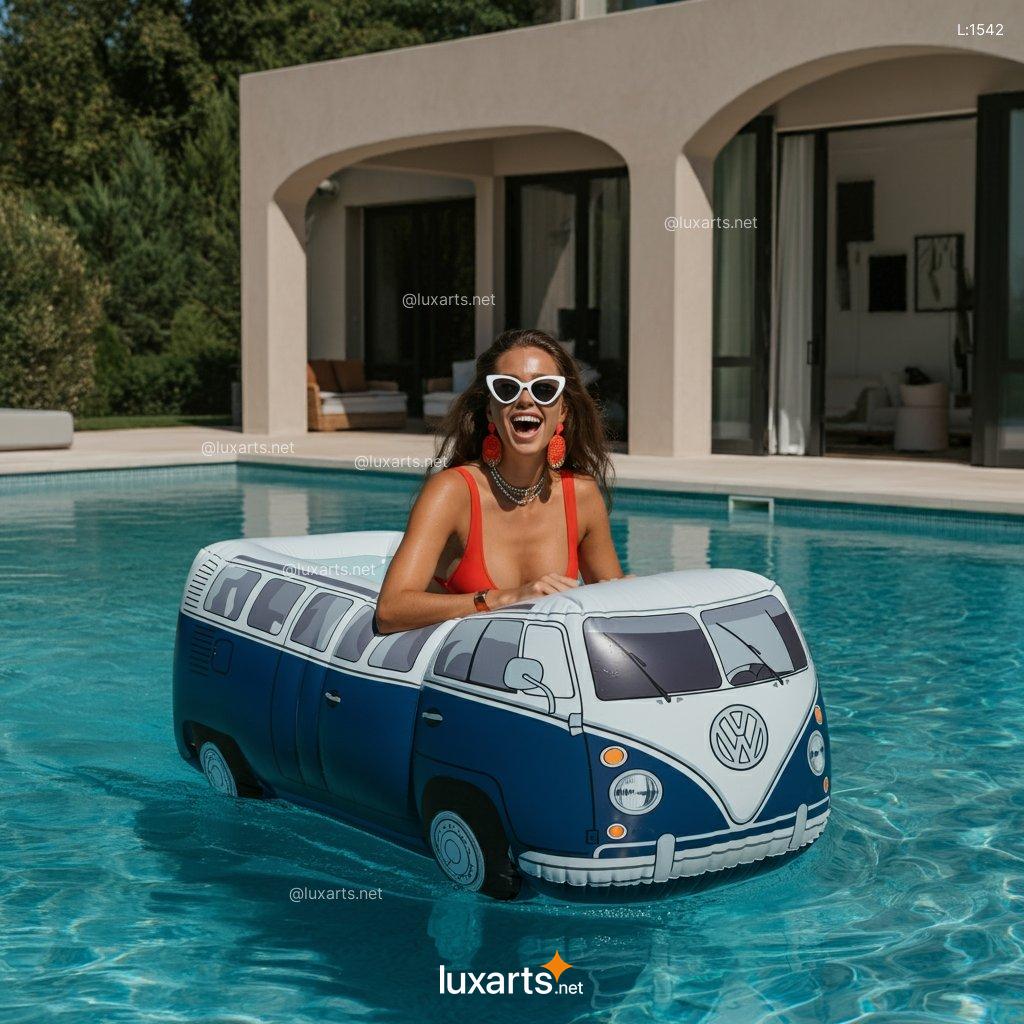 VW Bus Shaped Inflatable Float: The Perfect Pool Float for Summer Fun vw bus shaped inflatable float 6