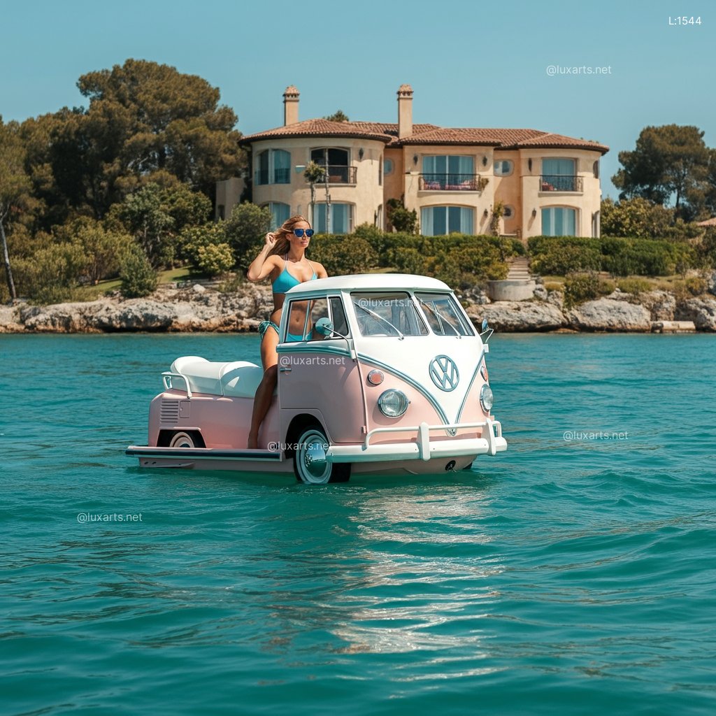 VW Bus Shaped Jet Ski: The Ultimate Retro Water Adventure vw bus shaped jet ski 11