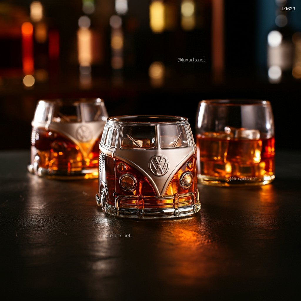 VW Bus Whiskey Glasses: Sip in Style with These Iconic Whiskey Tumblers vw bus whiskey glasses 13