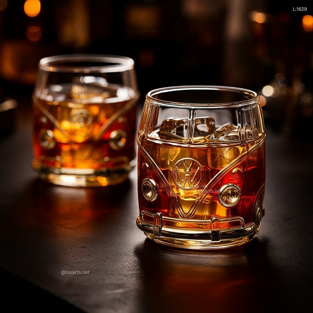 VW Bus Whiskey Glasses: Sip in Style with These Iconic Whiskey Tumblers vw bus whiskey glasses 5