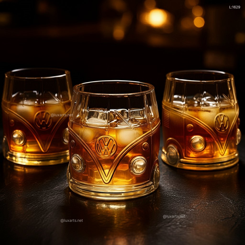 VW Bus Whiskey Glasses: Sip in Style with These Iconic Whiskey Tumblers vw bus whiskey glasses 7