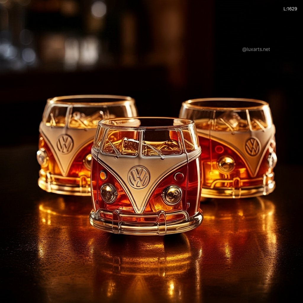 VW Bus Whiskey Glasses: Sip in Style with These Iconic Whiskey Tumblers vw bus whiskey glasses 9