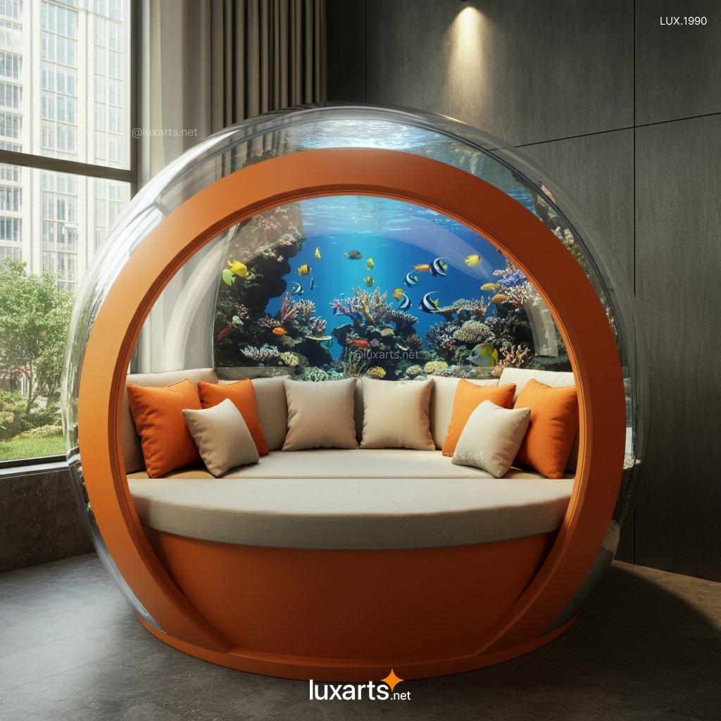 LUX.1990 Aquarium Lounger Pod | Relax in a Creative, Immersive Aquatic Retreat aquarium loungers pod 1