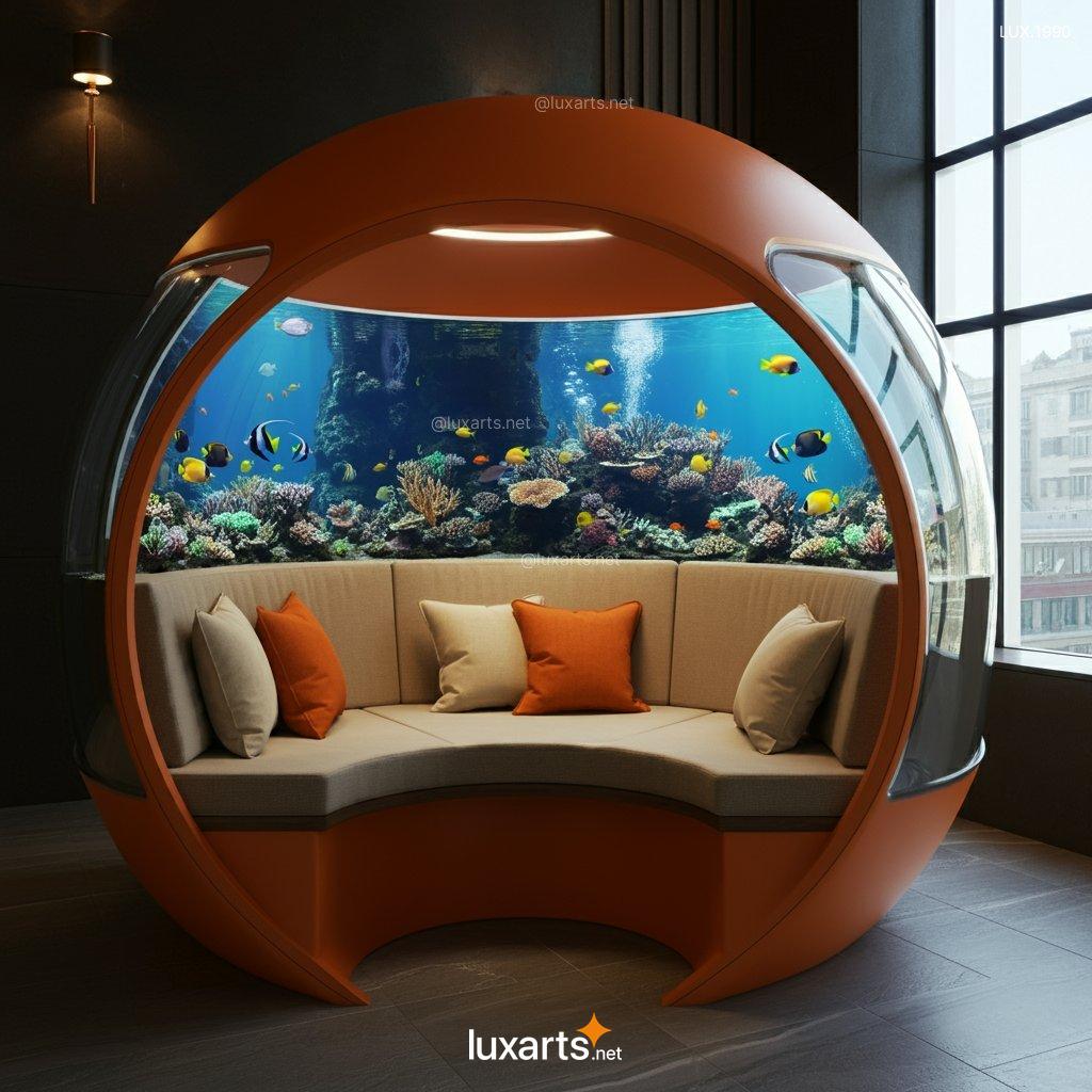 LUX.1990 Aquarium Lounger Pod | Relax in a Creative, Immersive Aquatic Retreat aquarium loungers pod 4