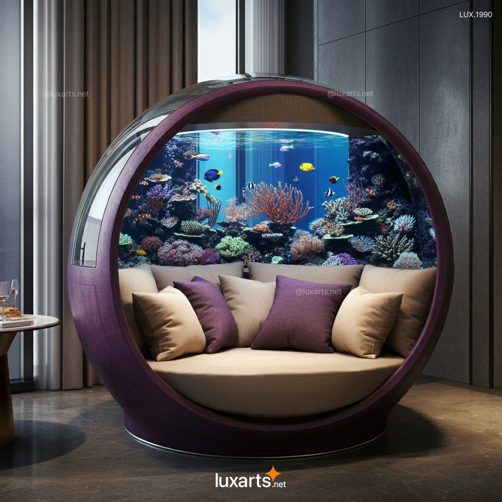 LUX.1990 Aquarium Lounger Pod | Relax in a Creative, Immersive Aquatic Retreat aquarium loungers pod 7