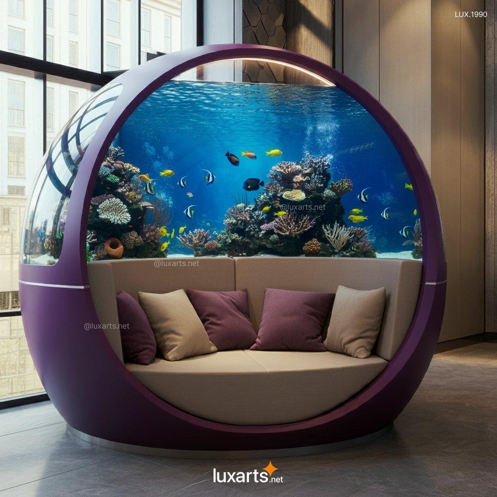 LUX.1990 Aquarium Lounger Pod | Relax in a Creative, Immersive Aquatic Retreat aquarium loungers pod 9