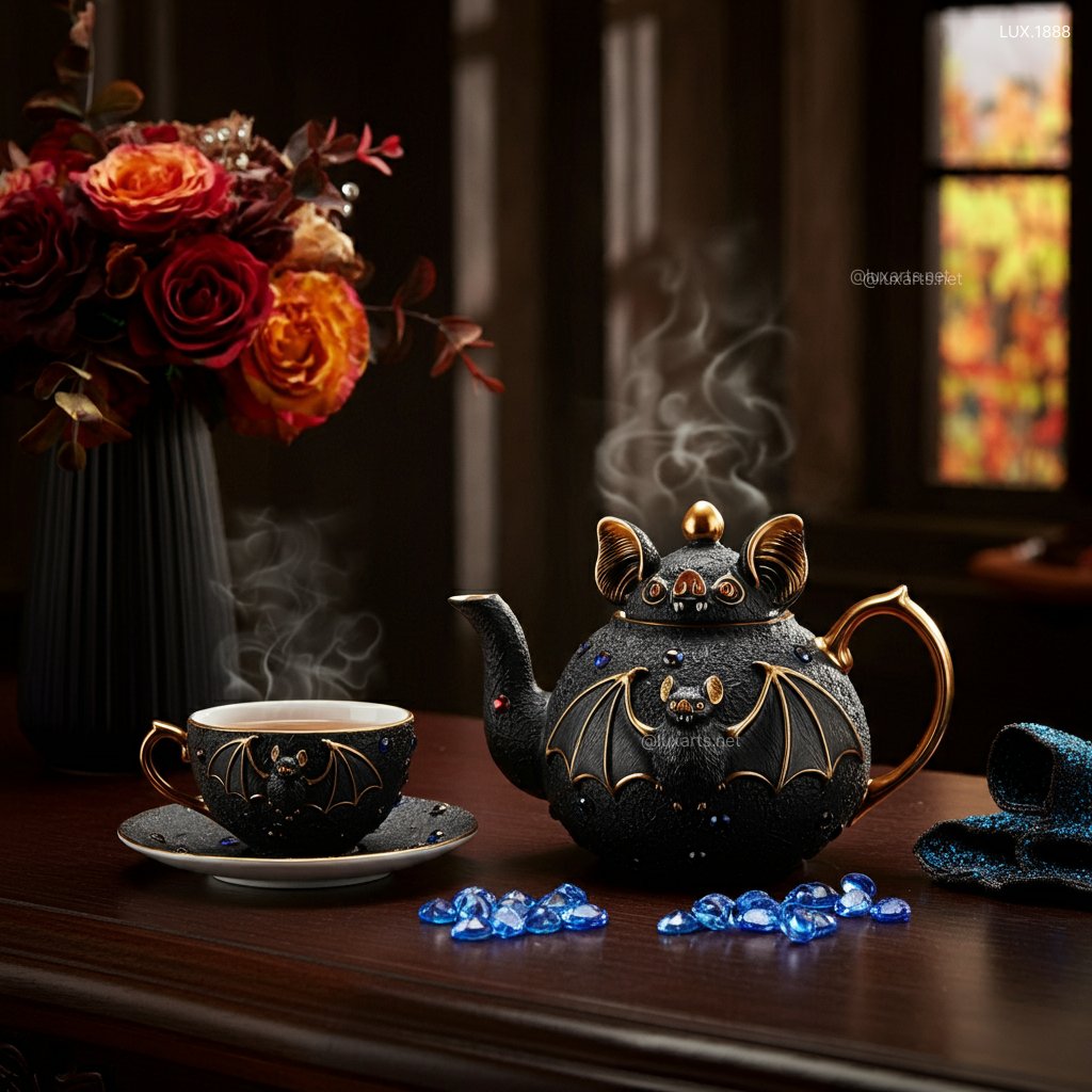 Bat Teapot: Unique & Creative Bat-Shaped Teapot Designs bat teapot 3