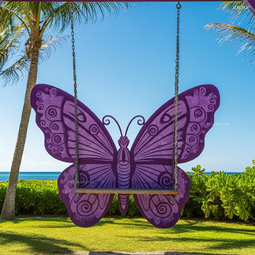 Butterfly Shaped Swing: Add a Touch of Magic to Your Backyard butterfly shaped swing 2