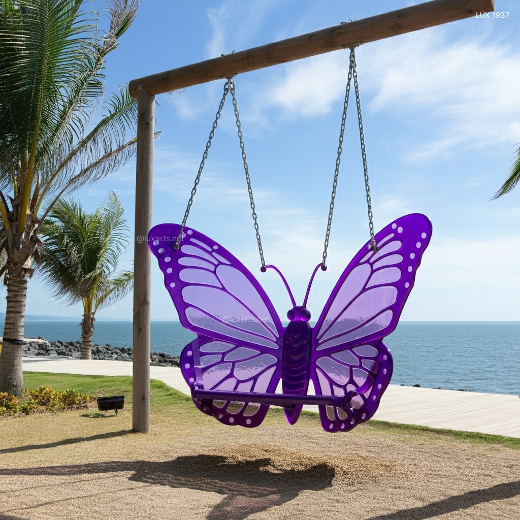 Butterfly Shaped Swing: Add a Touch of Magic to Your Backyard butterfly shaped swing 9