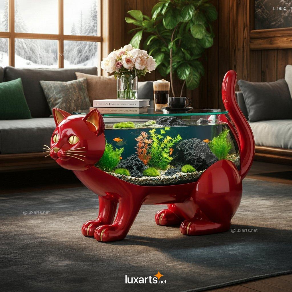 Cat Aquarium Coffee Tables | A Purrfect Blend of Aquatic Style and Feline Fun cat aquarium coffee tables 1