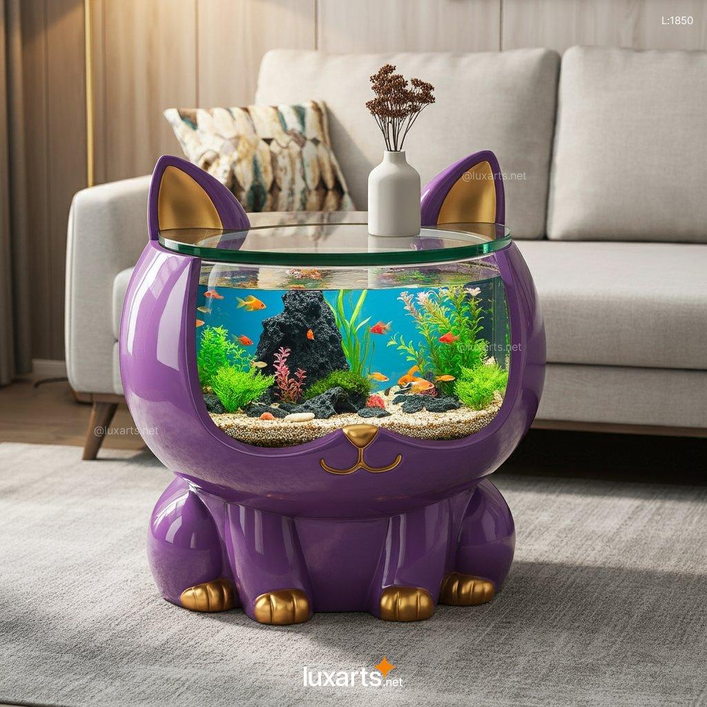 Cat Aquarium Coffee Tables | A Purrfect Blend of Aquatic Style and Feline Fun cat aquarium coffee tables 11