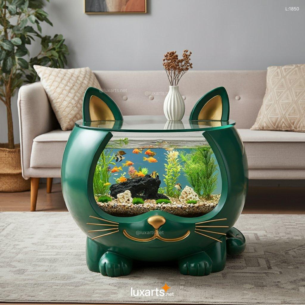 Cat Aquarium Coffee Tables | A Purrfect Blend of Aquatic Style and Feline Fun cat aquarium coffee tables 3