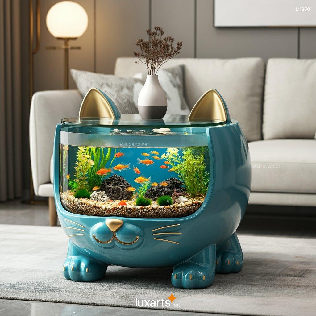 Cat Aquarium Coffee Tables | A Purrfect Blend of Aquatic Style and Feline Fun cat aquarium coffee tables 5