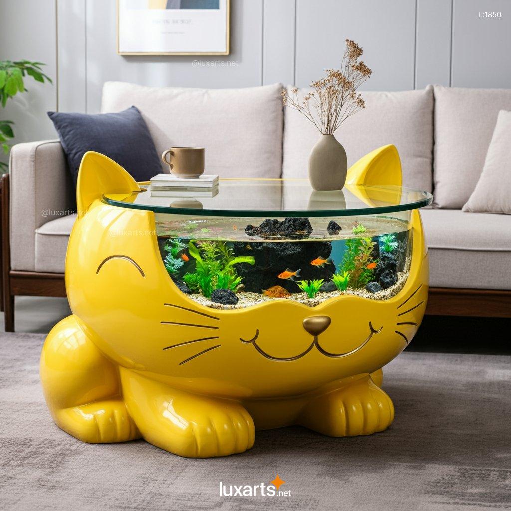 Cat Aquarium Coffee Tables | A Purrfect Blend of Aquatic Style and Feline Fun cat aquarium coffee tables 6