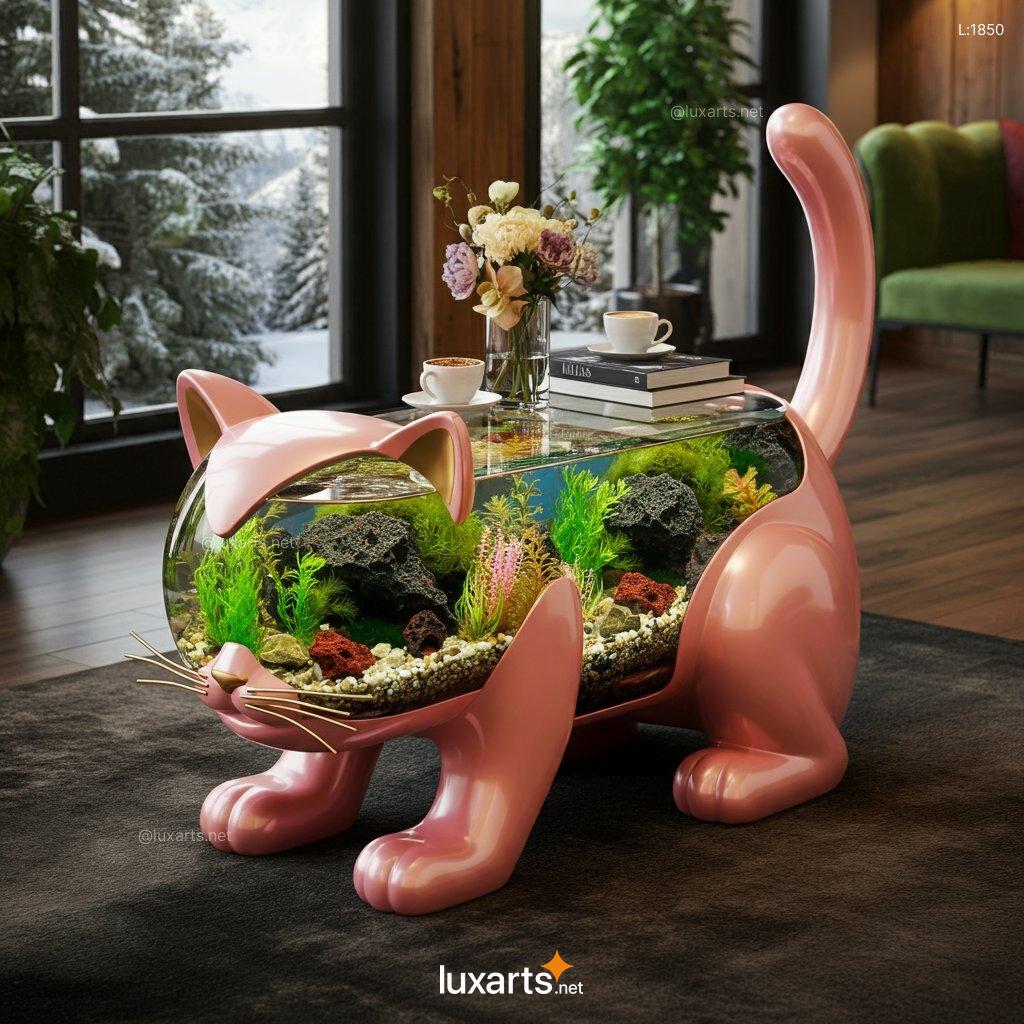 Cat Aquarium Coffee Tables | A Purrfect Blend of Aquatic Style and Feline Fun cat aquarium coffee tables 8