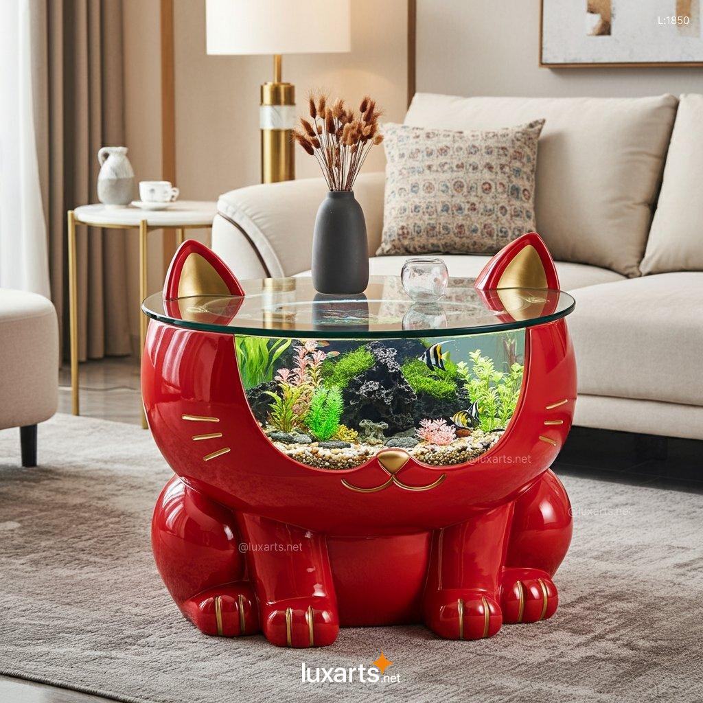 Cat Aquarium Coffee Tables | A Purrfect Blend of Aquatic Style and Feline Fun cat aquarium coffee tables 9