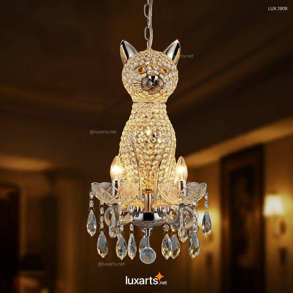 Creative Cat Chandeliers: Unique Lighting Fixtures for Cat Lovers cat chandelier 1