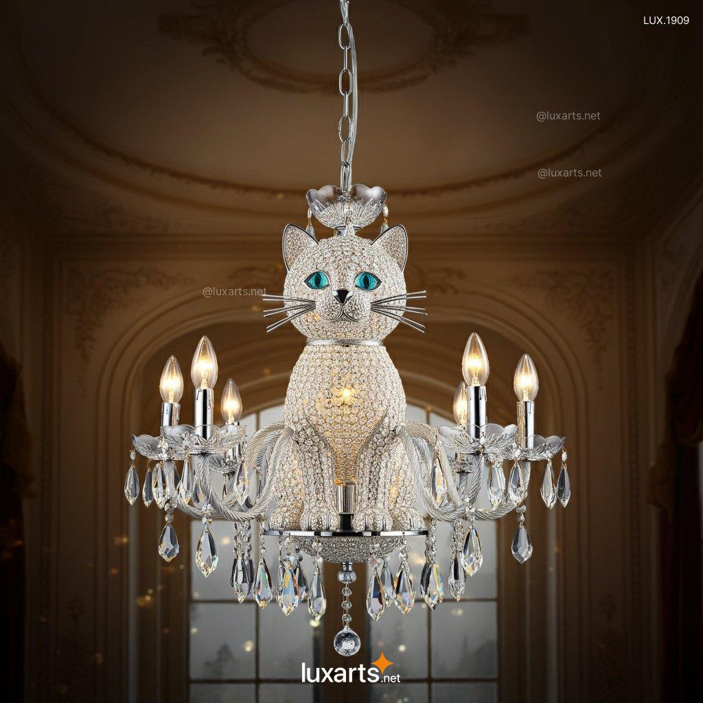 Creative Cat Chandeliers: Unique Lighting Fixtures for Cat Lovers cat chandelier 10