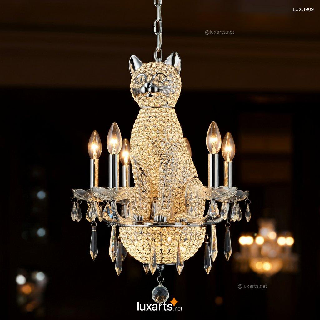 Creative Cat Chandeliers: Unique Lighting Fixtures for Cat Lovers cat chandelier 3