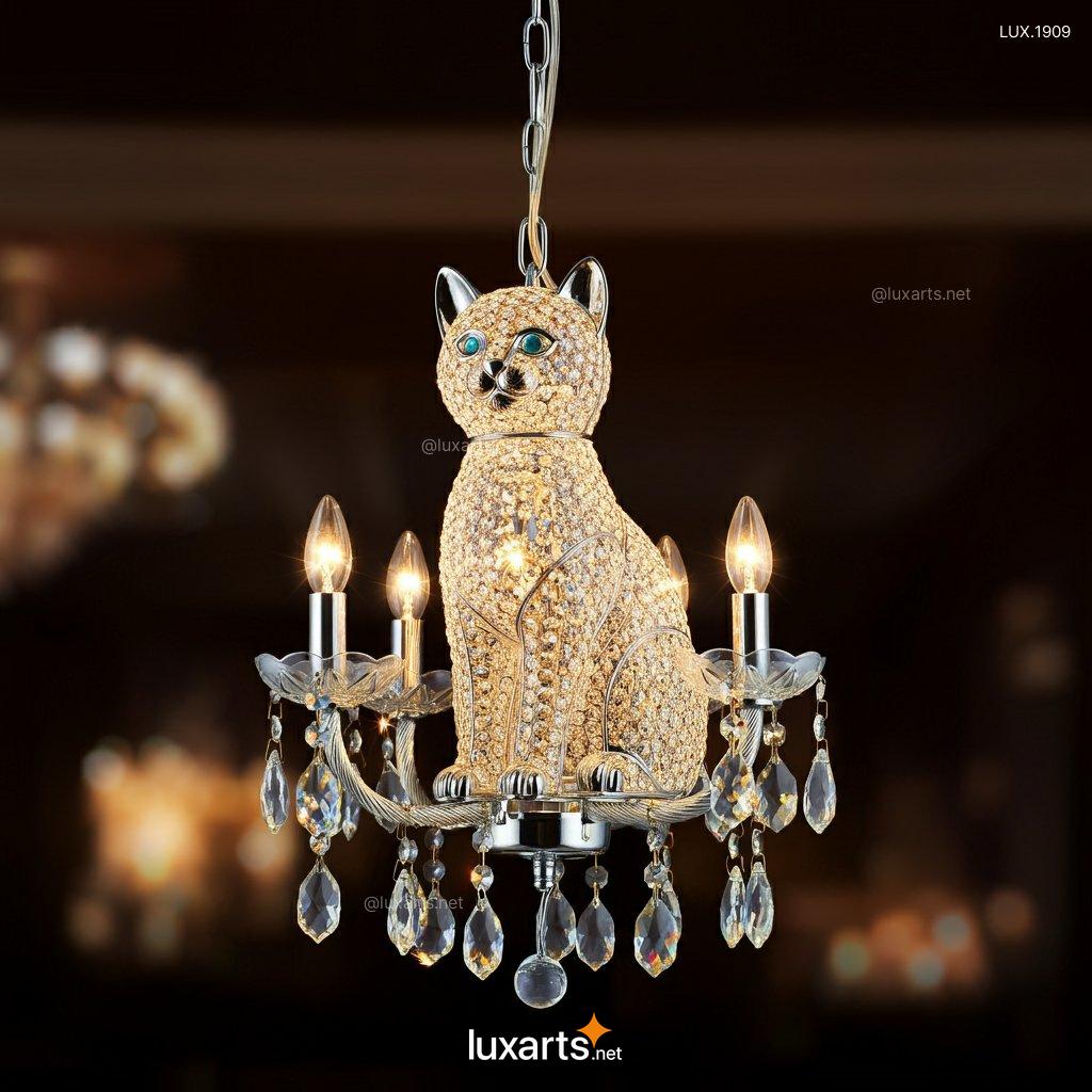 Creative Cat Chandeliers: Unique Lighting Fixtures for Cat Lovers cat chandelier 4