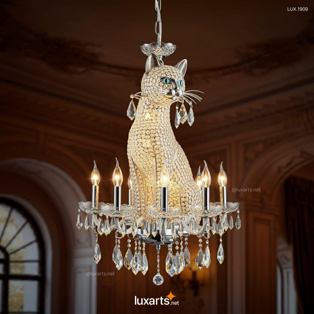 Creative Cat Chandeliers: Unique Lighting Fixtures for Cat Lovers cat chandelier 5