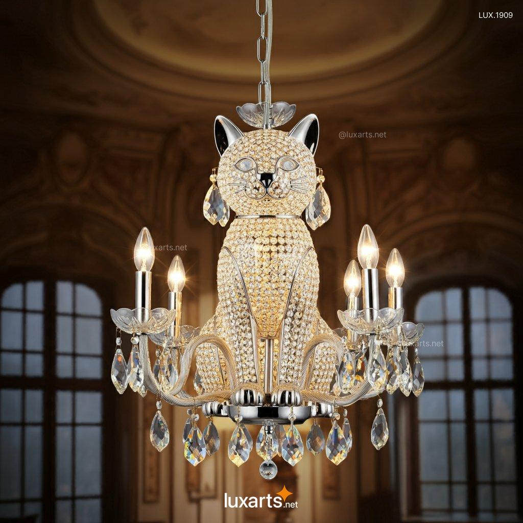 Creative Cat Chandeliers: Unique Lighting Fixtures for Cat Lovers cat chandelier 6