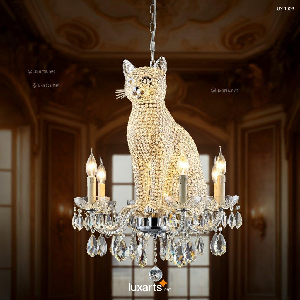 Creative Cat Chandeliers: Unique Lighting Fixtures for Cat Lovers cat chandelier 8