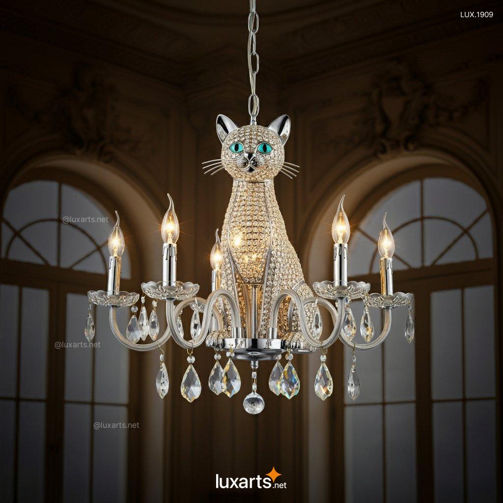 Creative Cat Chandeliers: Unique Lighting Fixtures for Cat Lovers cat chandelier 9