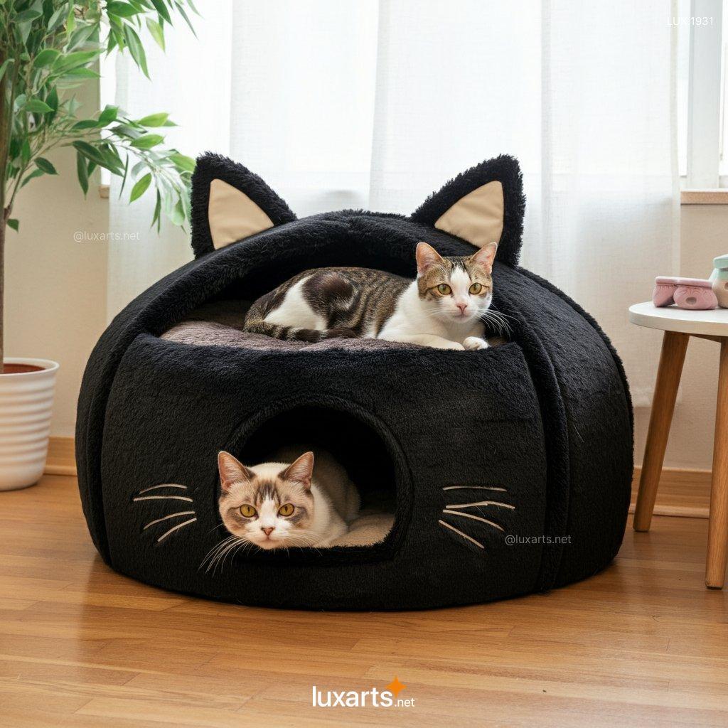 Cat Shaped Cat Bed | Creative, Cozy Design for Your Feline Friend cat shaped cat bed 1