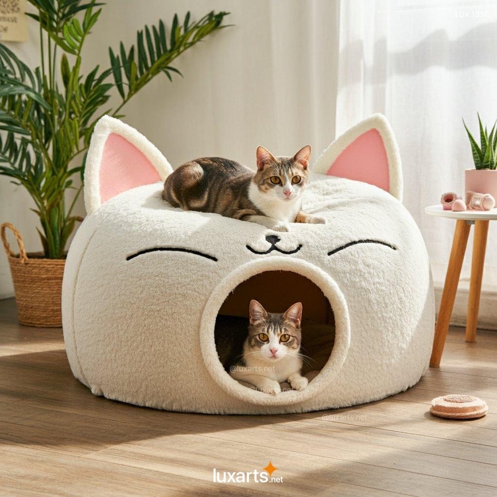 Cat Shaped Cat Bed | Creative, Cozy Design for Your Feline Friend cat shaped cat bed 2