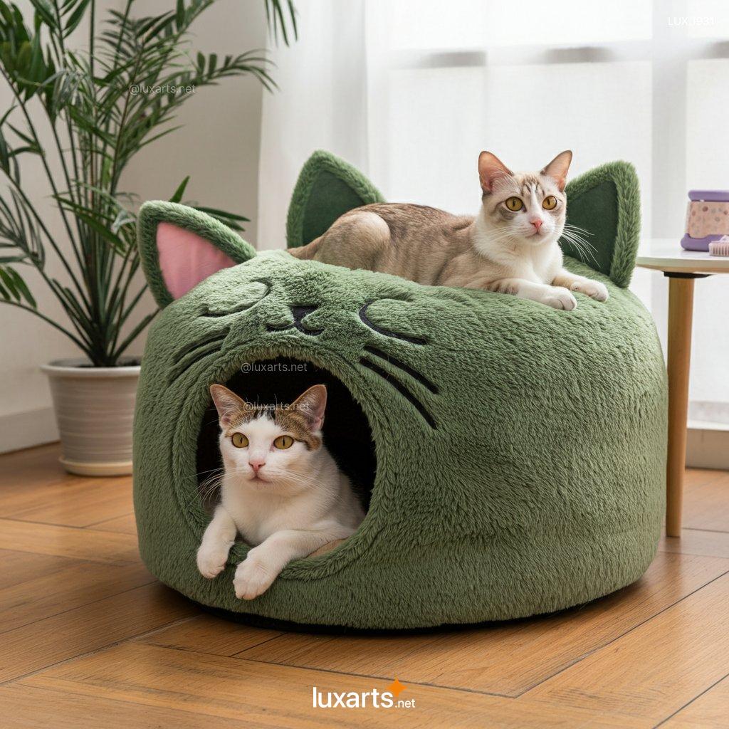 Cat Shaped Cat Bed | Creative, Cozy Design for Your Feline Friend cat shaped cat bed 5