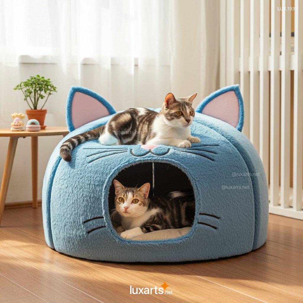 Cat Shaped Cat Bed | Creative, Cozy Design for Your Feline Friend cat shaped cat bed 6