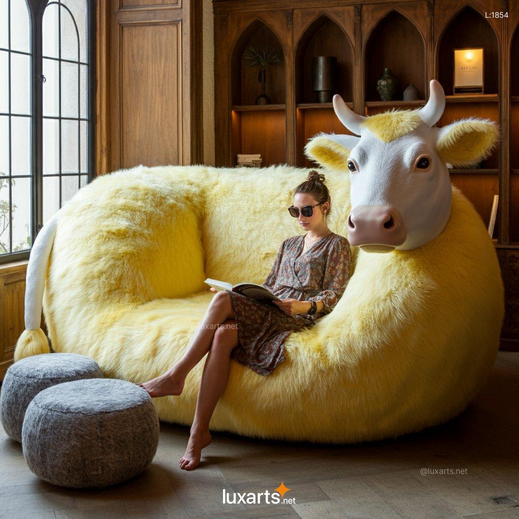 Cow Lounger | Cozy, Farm-Inspired Seating with Rustic Charm cow lounger 11