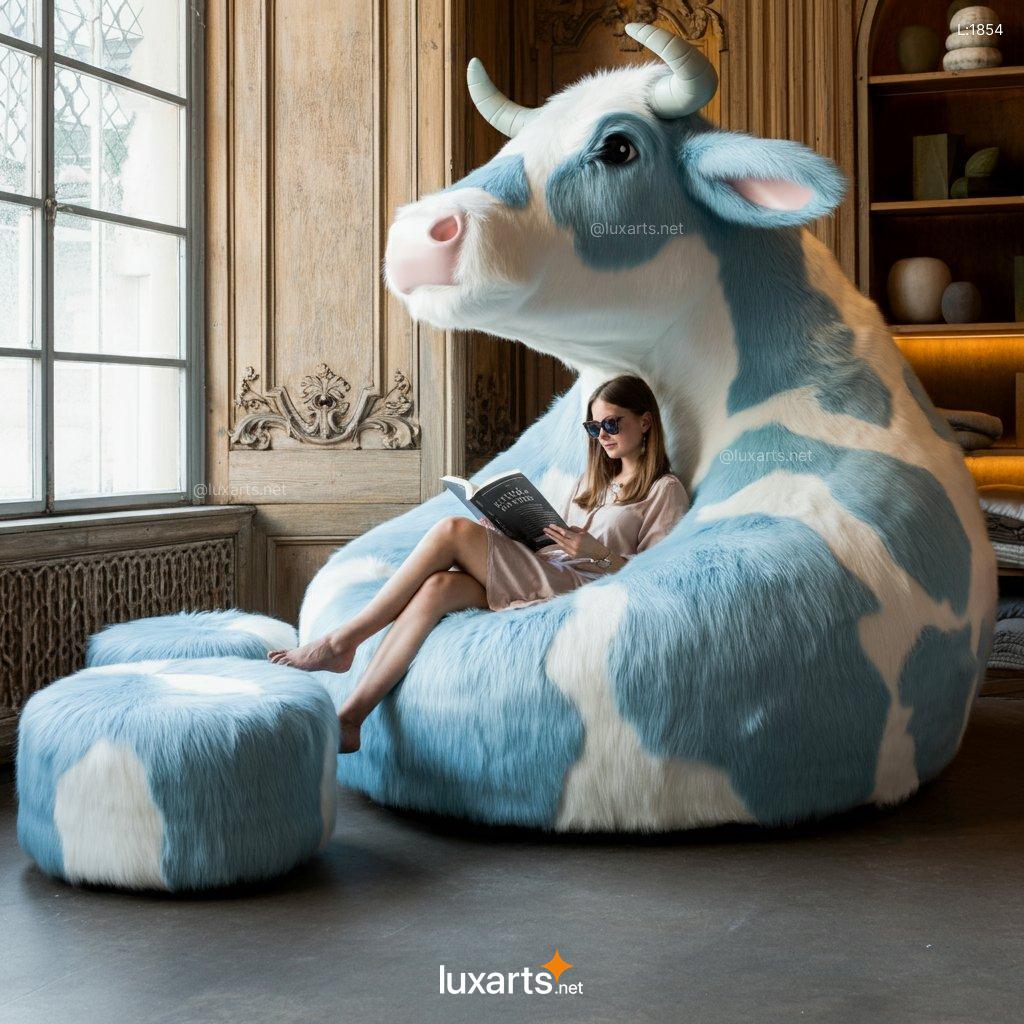 Cow Lounger | Cozy, Farm-Inspired Seating with Rustic Charm cow lounger 13