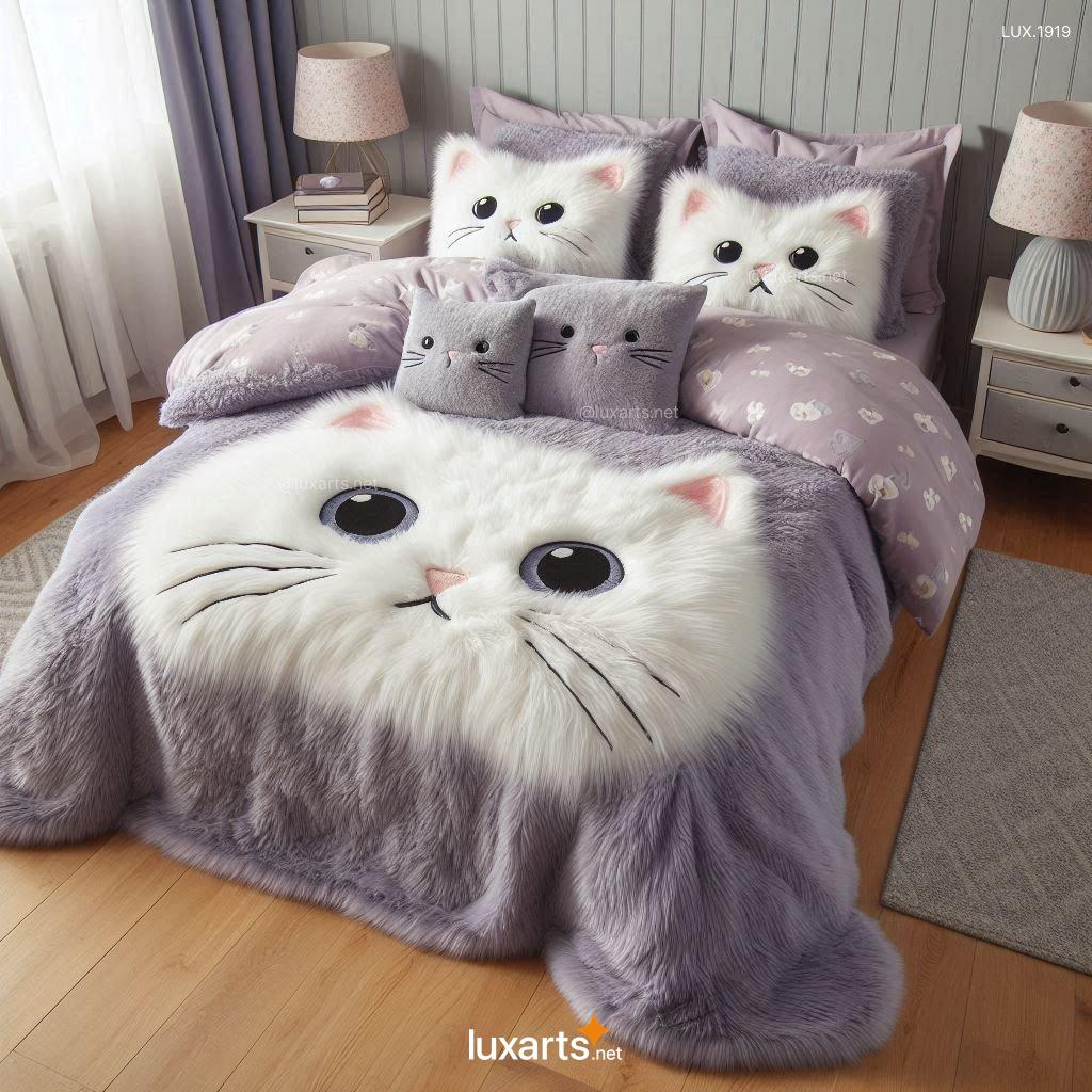 Fluffy Cat Bedding Set | Cozy and Creative Bedding for Cat Lovers fluffy cat bedding set 6