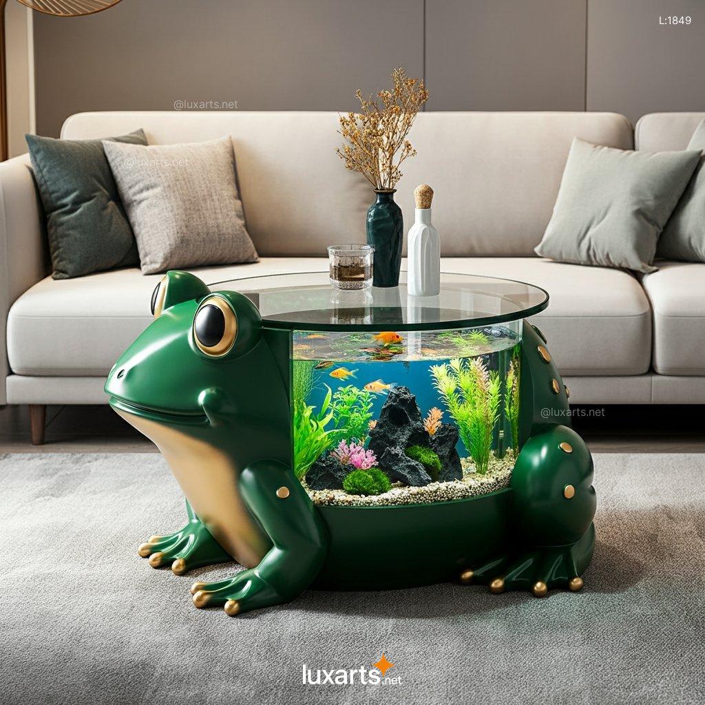 Frog Aquarium Coffee Tables | A Playful, Aquatic Centerpiece for Your Living Room frog aquarium coffee tables 12