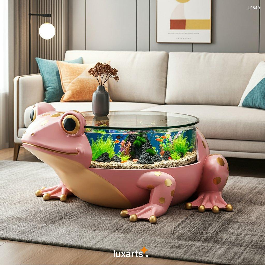 Frog Aquarium Coffee Tables | A Playful, Aquatic Centerpiece for Your Living Room frog aquarium coffee tables 2